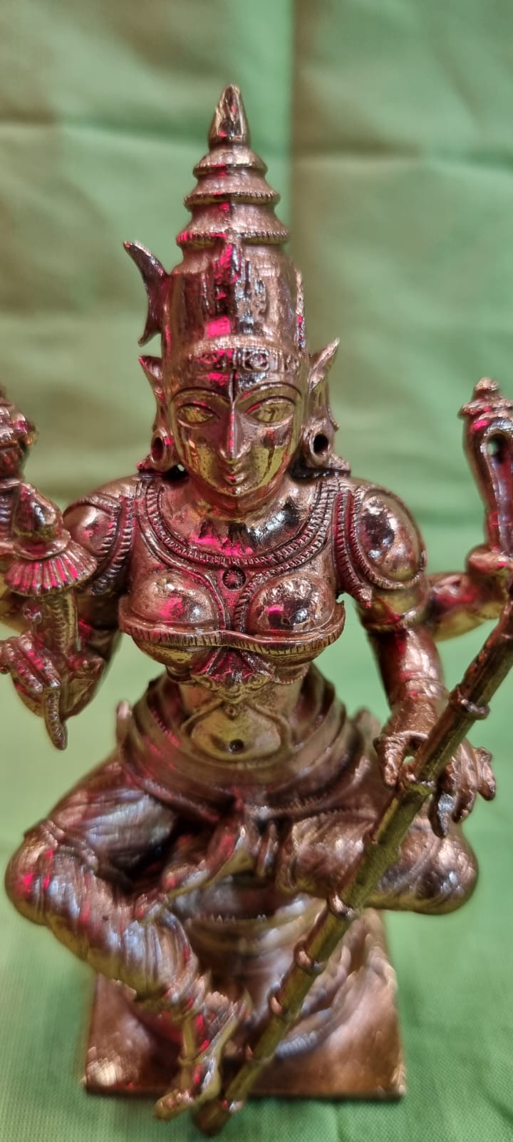 Lalitha Mahatripurasundari / Rajarajeshwari (Copper)